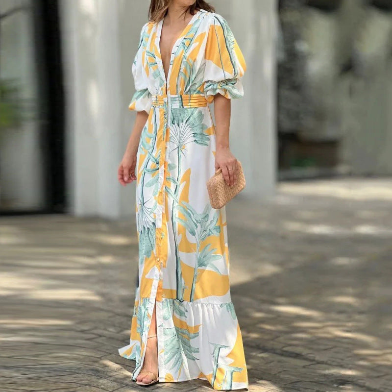 Damen Sommer Maxikleid – Olivia