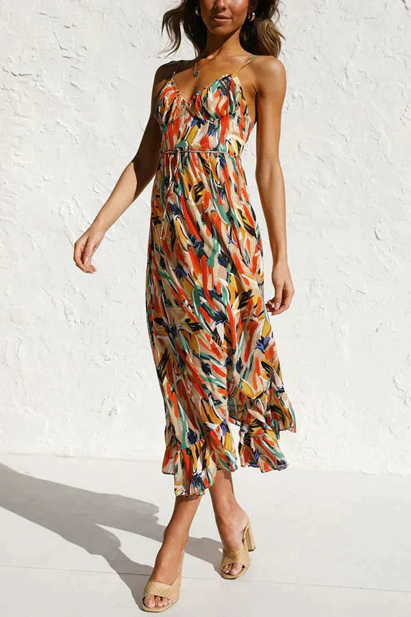 Damen Sommer Midi Kleid - Penelope