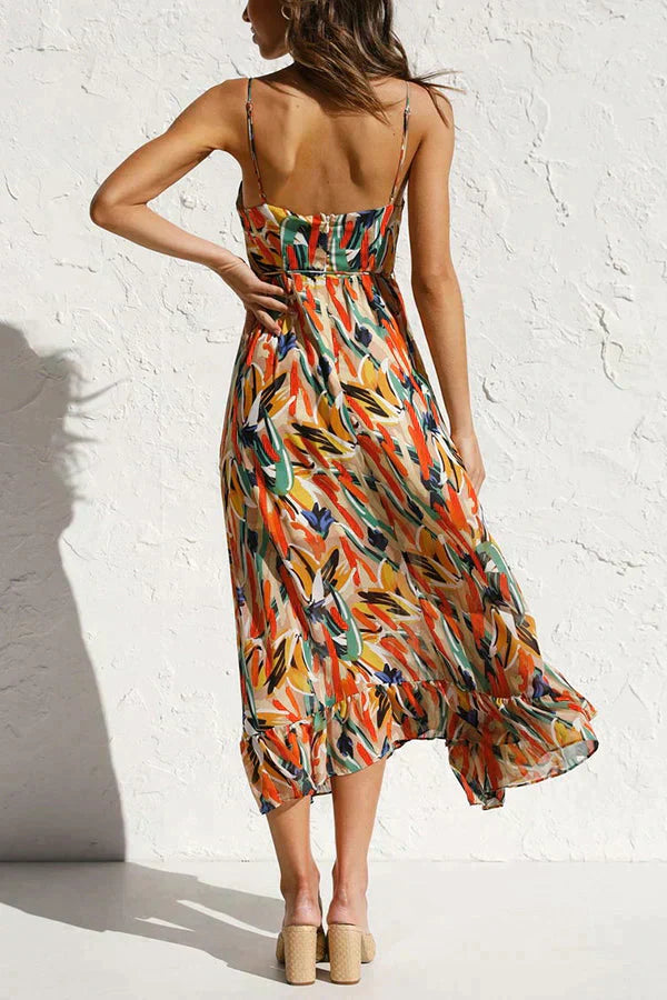 Damen Sommer Midi Kleid - Penelope