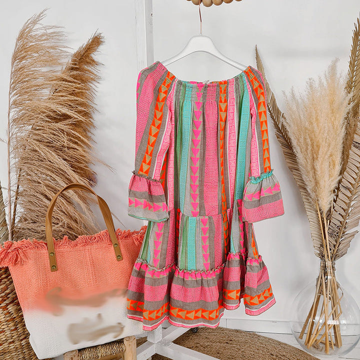 Damen Sommer Mini Kleid - Zalina