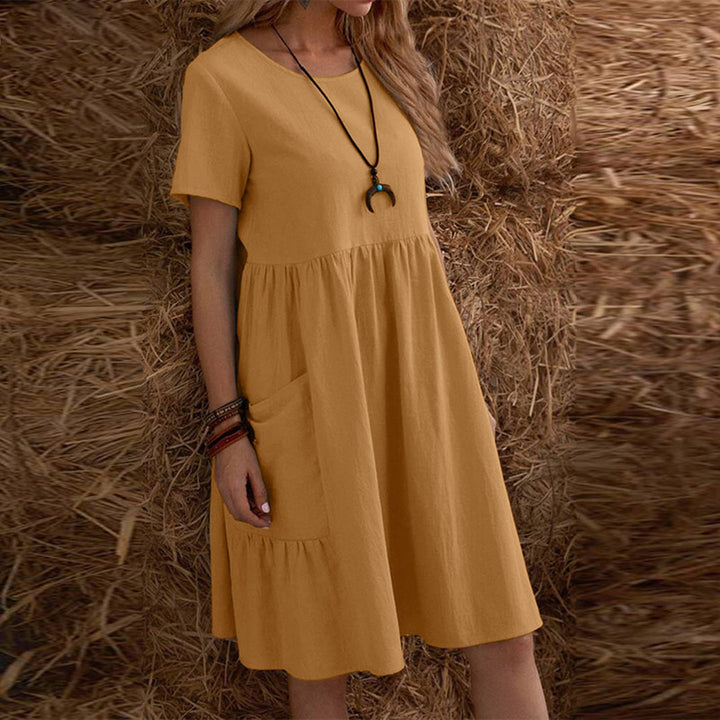 Damen Sommerkleid Luftiges Design Elegantes Schnitt - Lisa