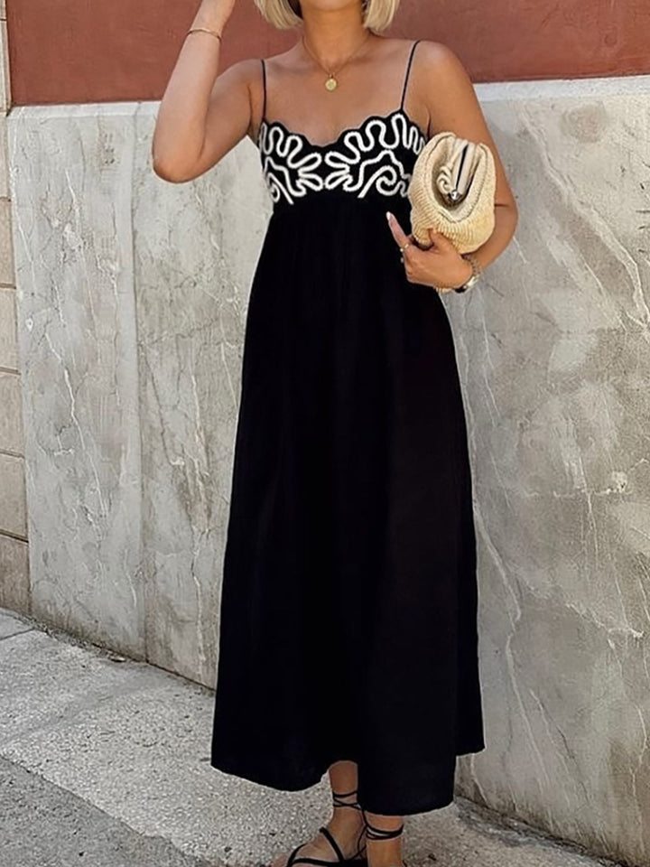 Damen Stylischer Sommer Maxi Kleid - Velmira