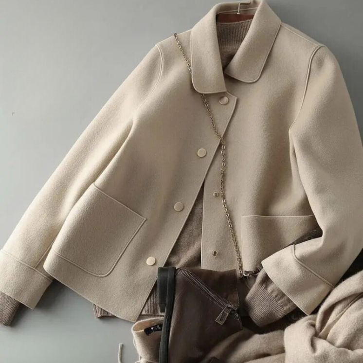 Damen Warme Knopf Daunen Jacke | Winter