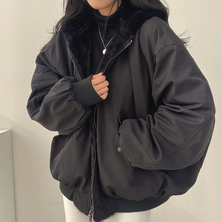 Damen Winterjacke | Doppellagiges Design | Elegante Passform | Atmungsaktiv & Warm