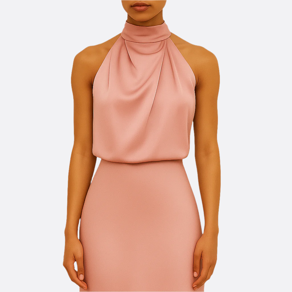 Sophie – Elegant Draped Dress - Image 1