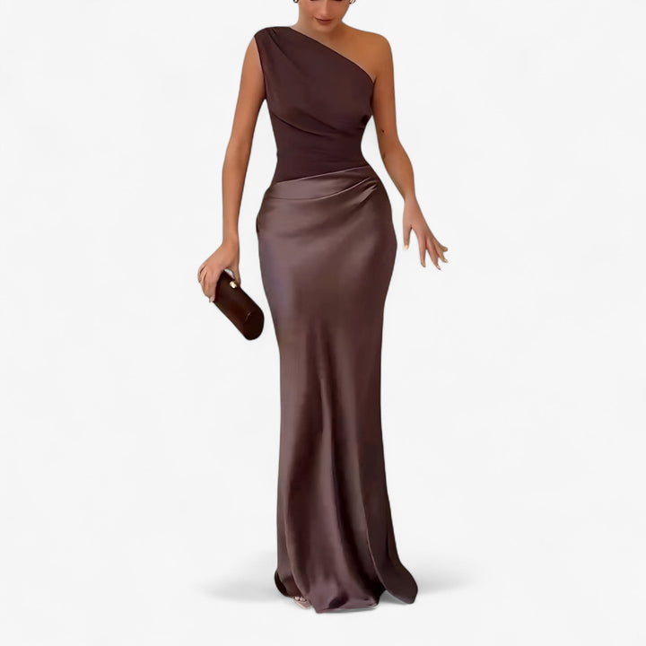 Sophie – Damen Asymmetrisches Maxi-Abendkleid