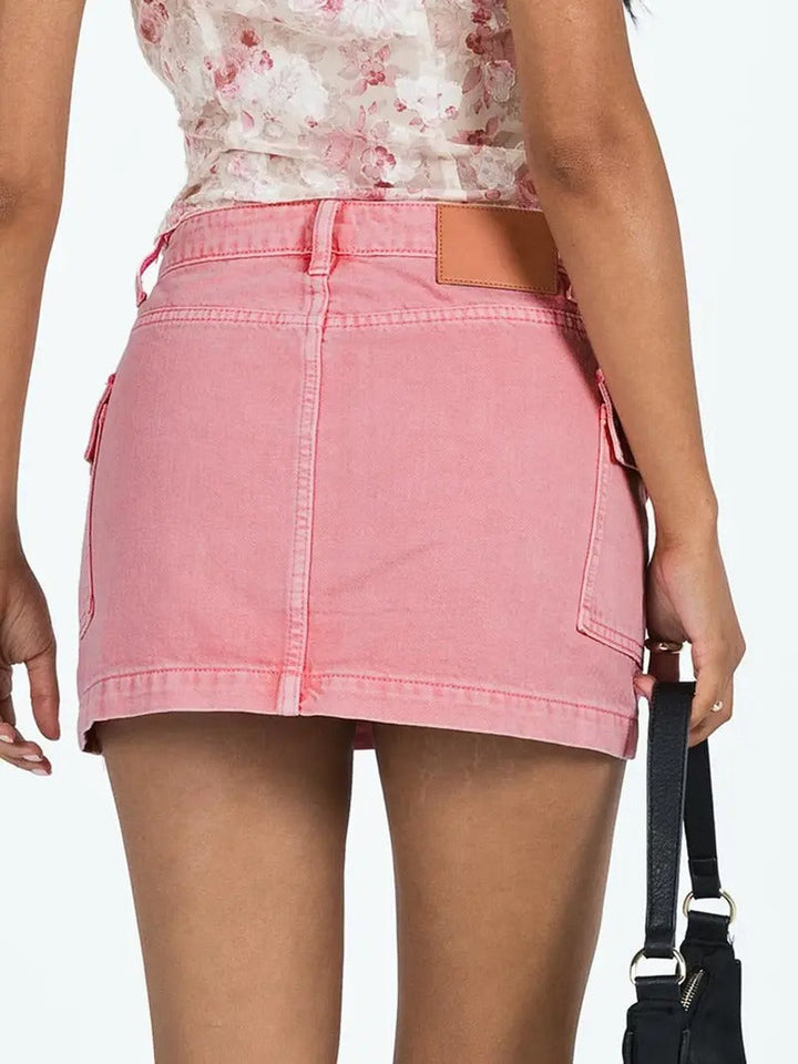 Damen Minirock mit Taschen