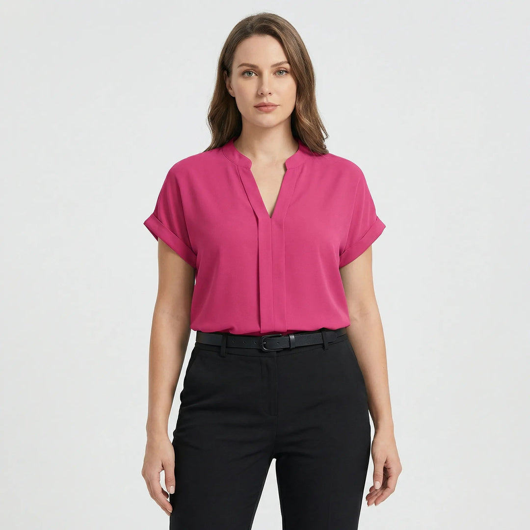 Damenbluse Damen | Locker tailliert & Pflegeleichter Look
