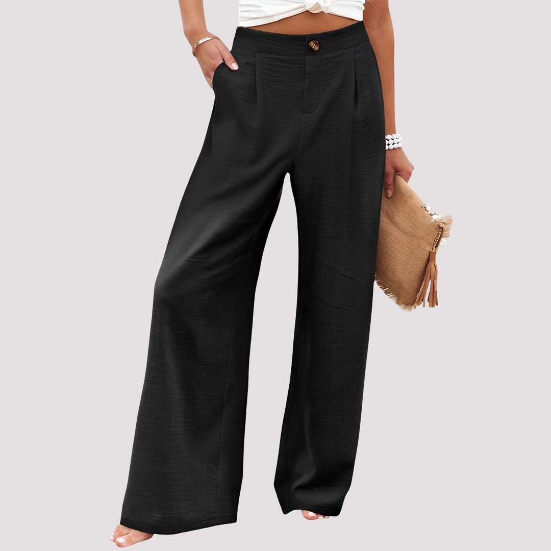 Damenhose | Weites Bein & High-Waist-Komfort