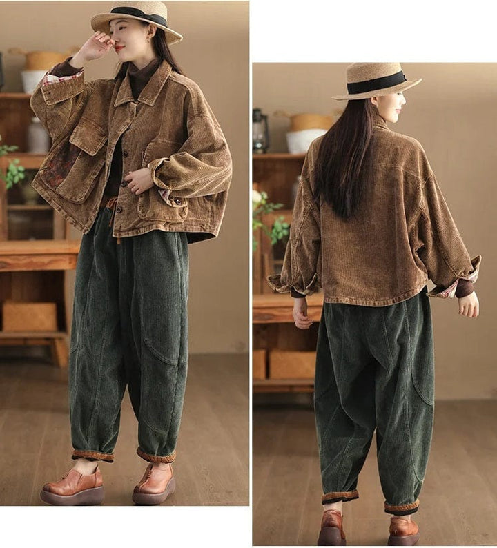 Damenmodische Cordhose