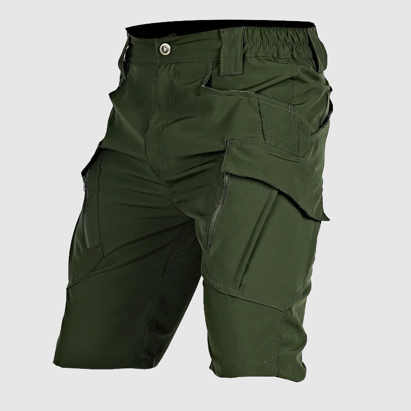 Markus | Herren Tactical Cargo Shorts mit Gürtel, Reißverschluss und Taschen