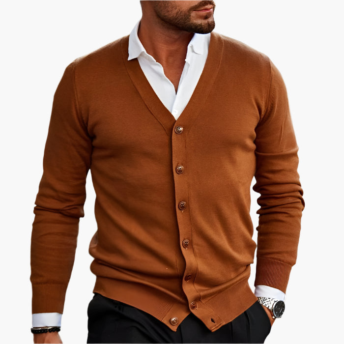 Dante | Herren Strickjacke – Elegant, Bequem & Vielseitig in Schwarz 3