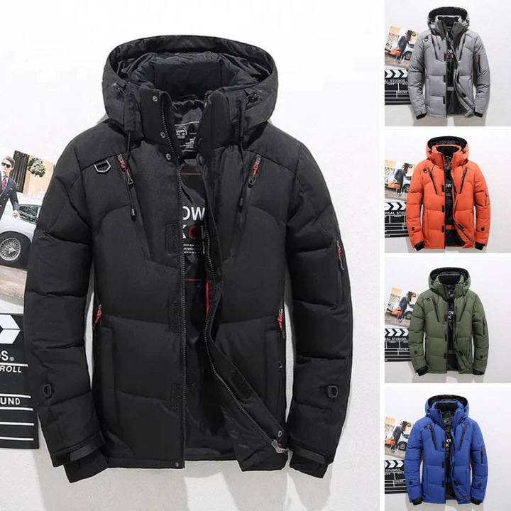 Daunenjacke mit Kapuze | Steppjacke