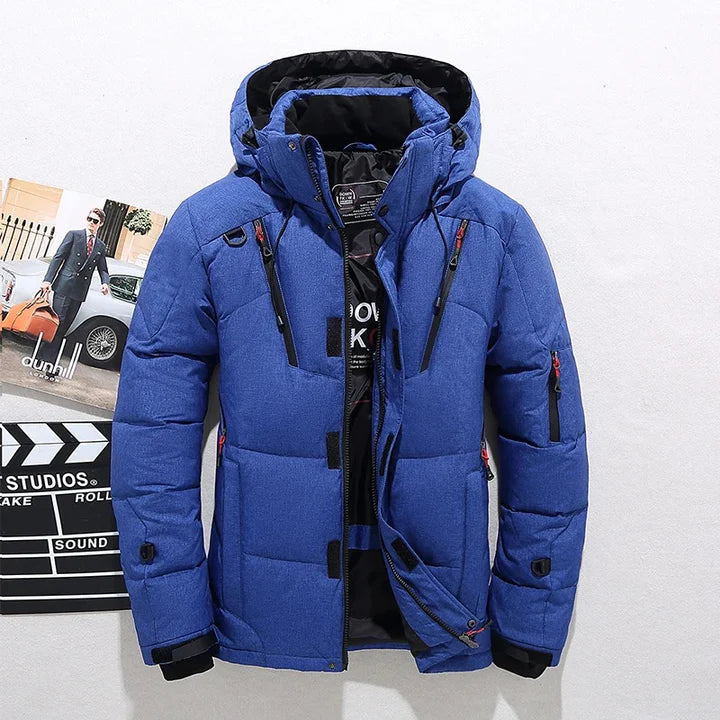 Daunenjacke mit Kapuze | Steppjacke