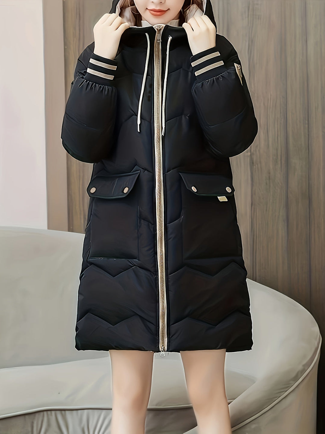 Delilah - Modische warme Pufferjacke