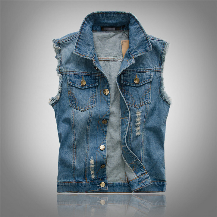 Denim Weste Herren | Ärmellos & markanter Streetwear-Look