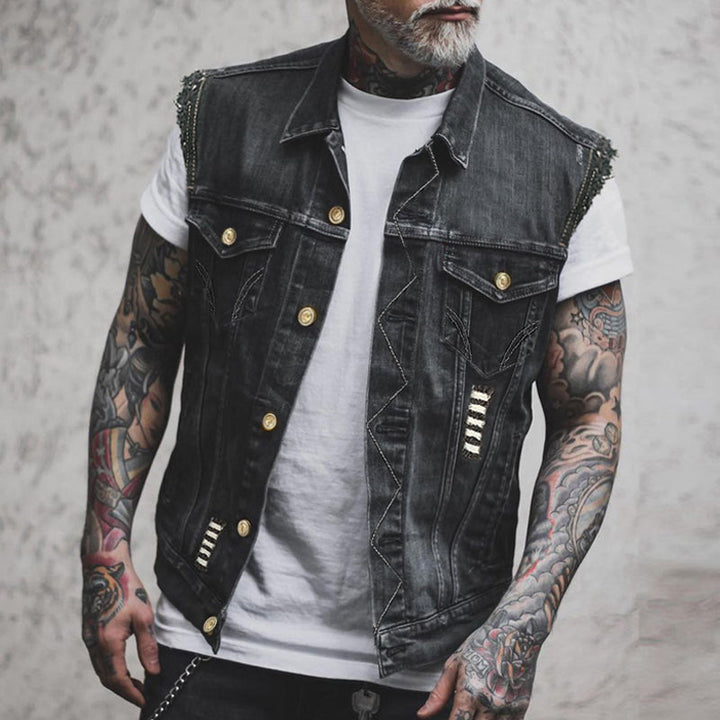 Denim Weste Herren | Ärmellos & markanter Streetwear-Look