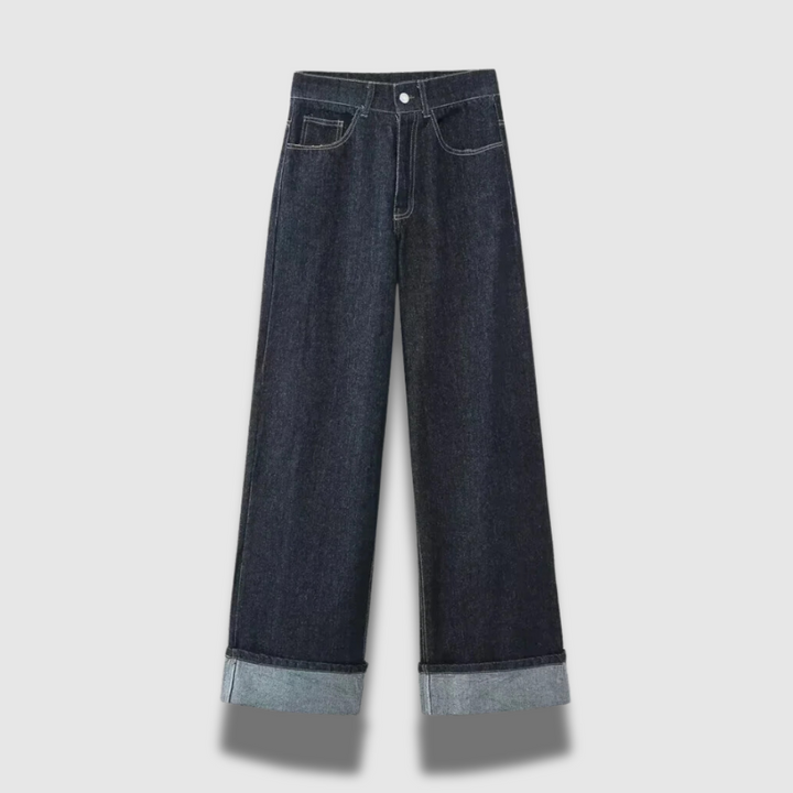 Set Donna Pantaloni e Giacca Denim Vestibilità Classica