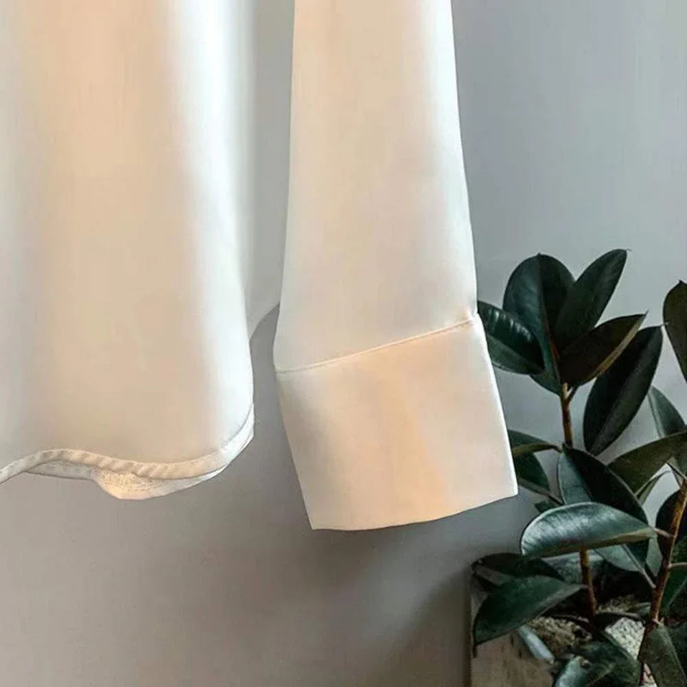 Damen Seidenbluse Klassisch