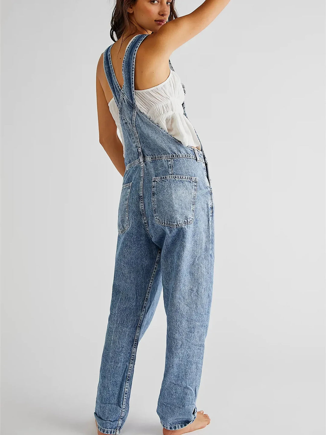 Diana | Bequeme, Elegante &amp; Vielseitige Damen Denim-Overalls 3