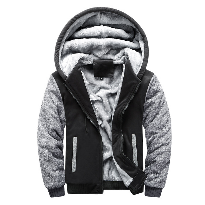 Diether - Fleecejacke mit kuscheliger Kapuze