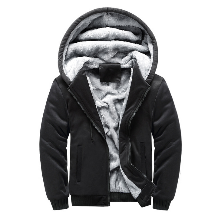 Diether - Fleecejacke mit kuscheliger Kapuze