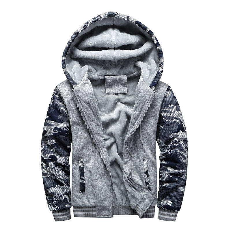 Diether - Fleecejacke mit kuscheliger Kapuze