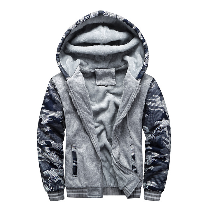 Diether - Fleecejacke mit kuscheliger Kapuze