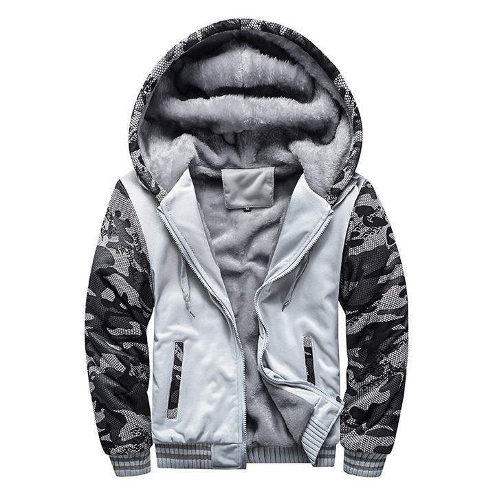 Diether - Fleecejacke mit kuscheliger Kapuze