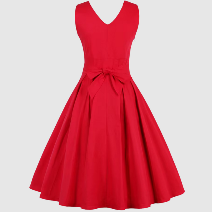 Abito Midi Donna Plissettato Tessuto Fluido Elegante