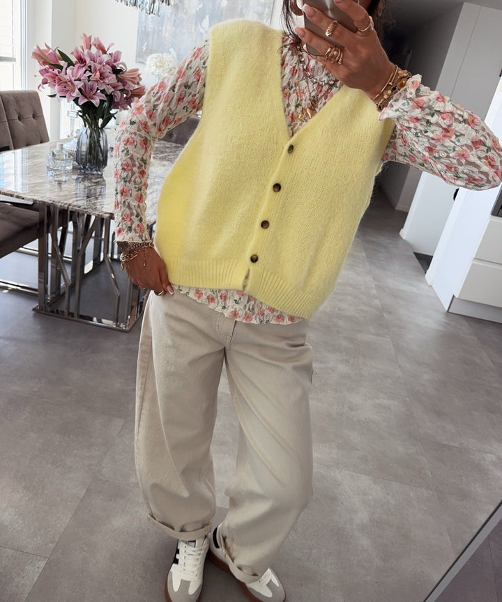 Weste Solin Gelb Ladypolitan ♡