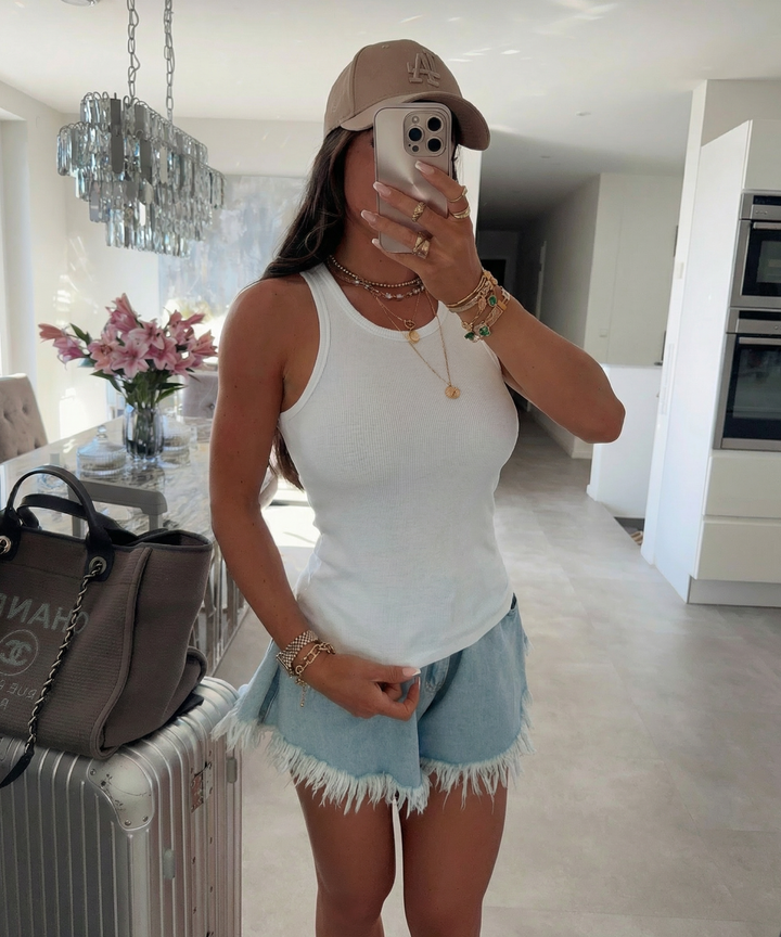 Top Karina Weiß Ladypolitan ♡