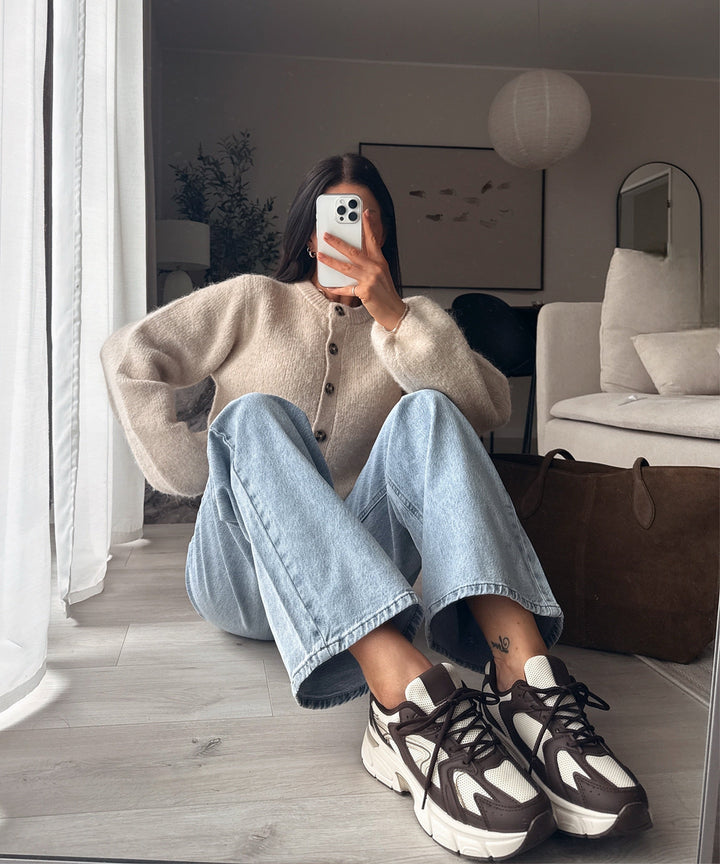 Sneaker Ronja Beige Braun Ladypolitan ♡