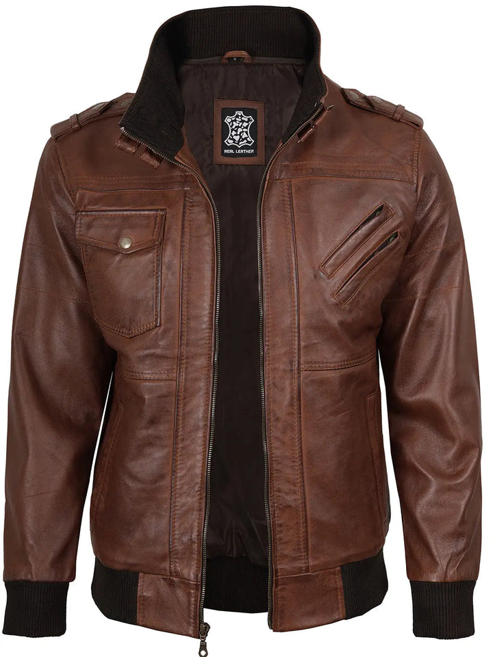 Edinburgh | Elegante Herrenjacke mit Abnehmbarer Kapuze aus Lammfell 5