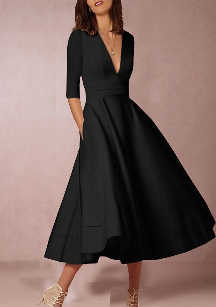 Jessika | Bequemes und vielseitiges festliches Midikleid