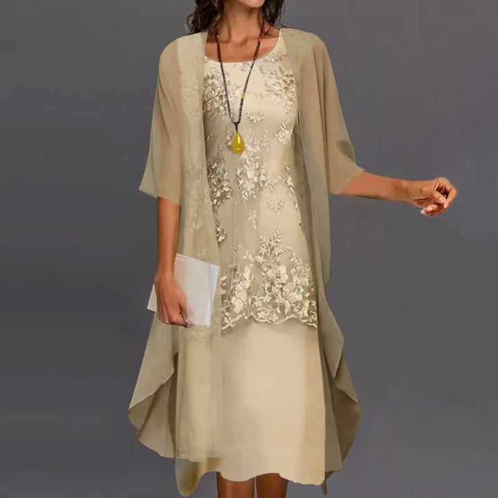 Damen Zweiteiliges Kleid | Chiffon