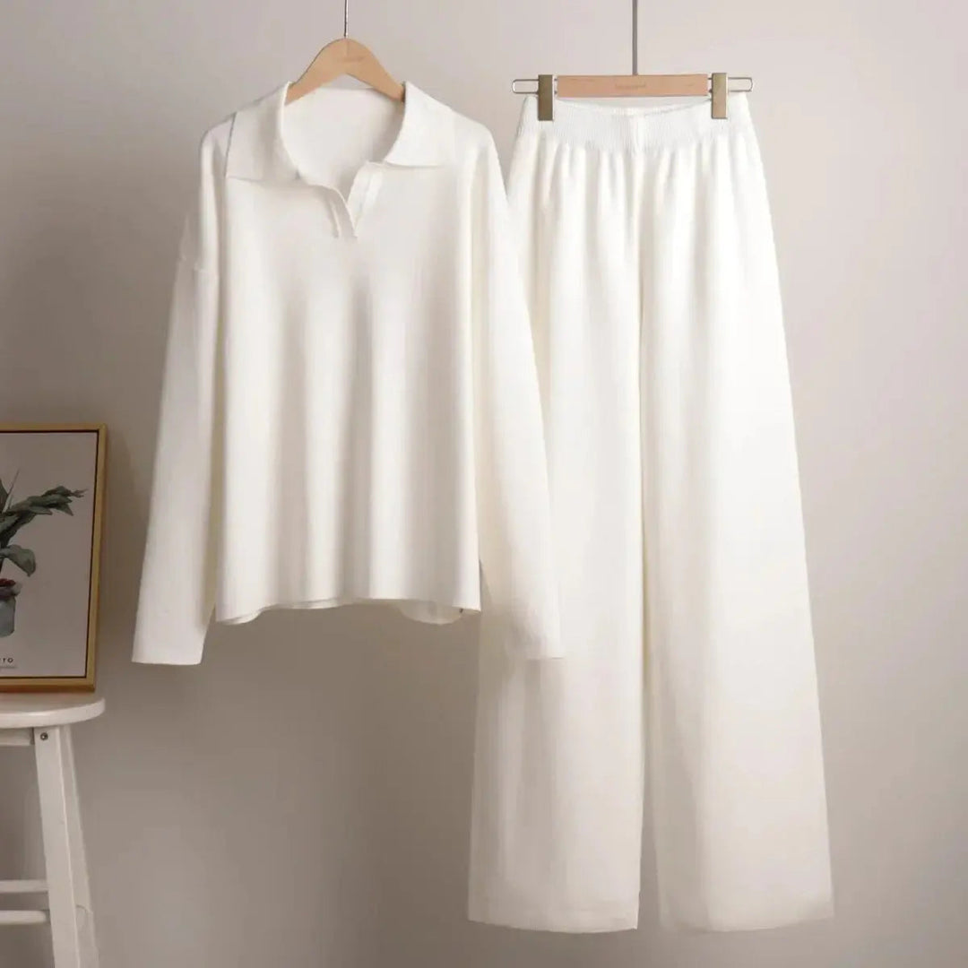 Damen-Loungewear-Set | Weite Hosenbeine