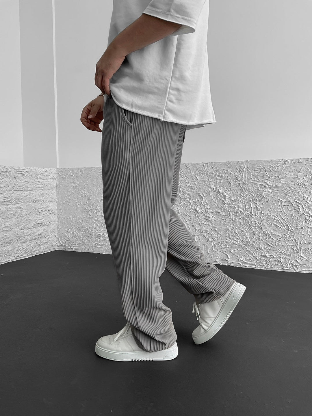Elegante Hosen Herren | Kordelzug-Bund & Lockerer Fall