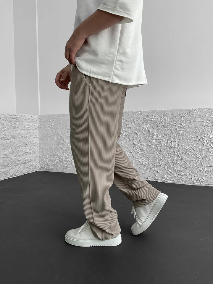 Elegante Hosen Herren | Kordelzug-Bund & Lockerer Fall