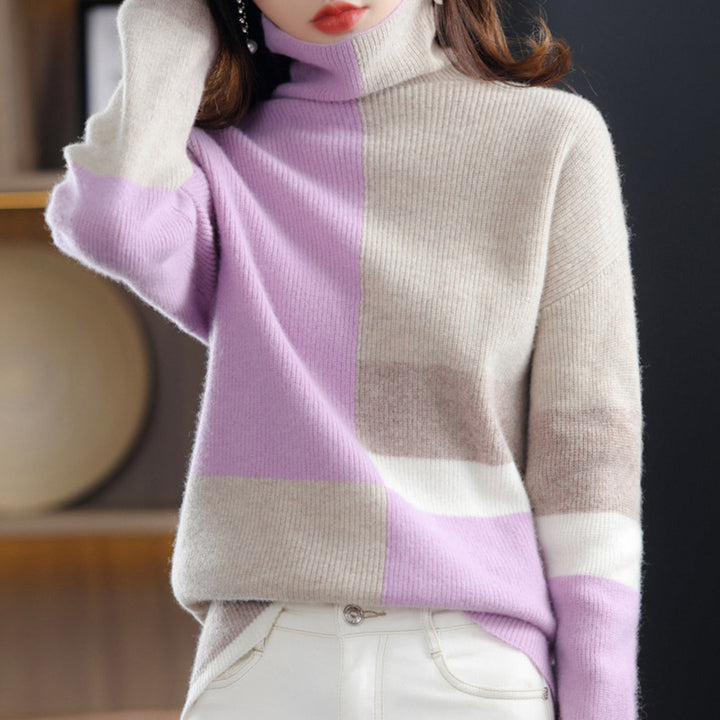 Eleganter Damen-Winterpullover mit einzigartigem Design