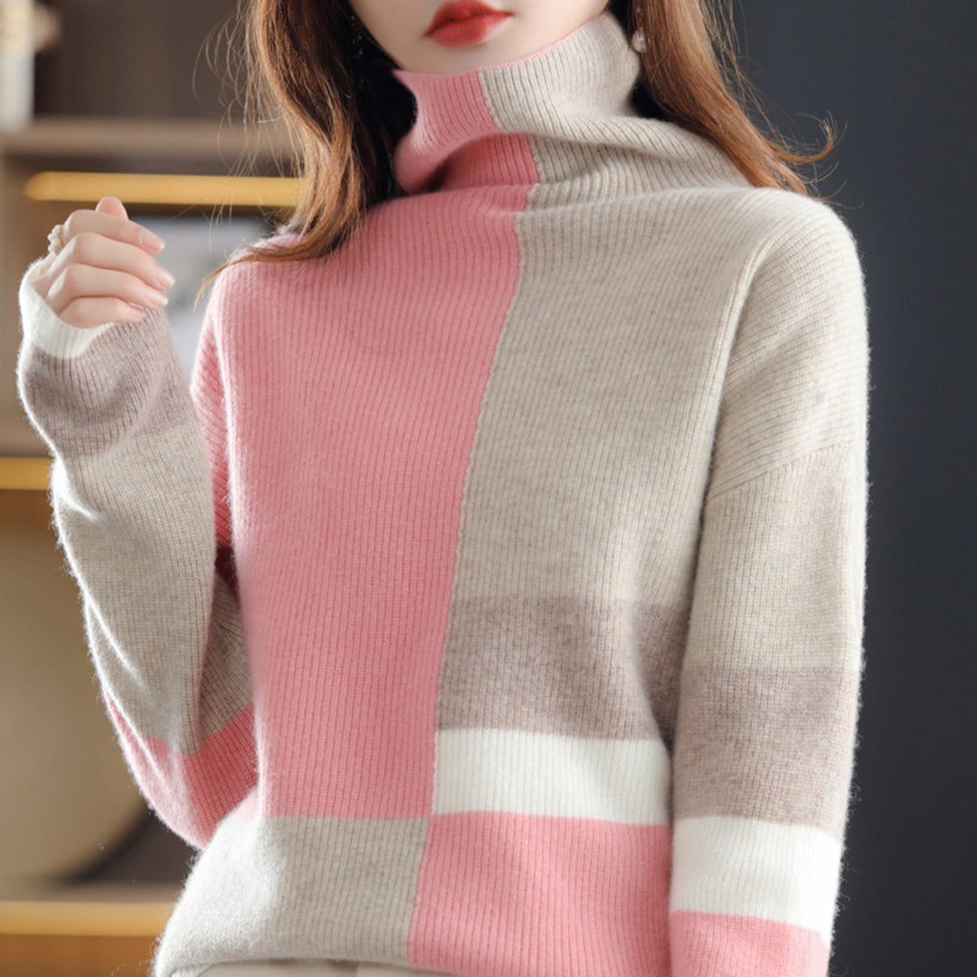 Eleganter Damen-Winterpullover mit einzigartigem Design