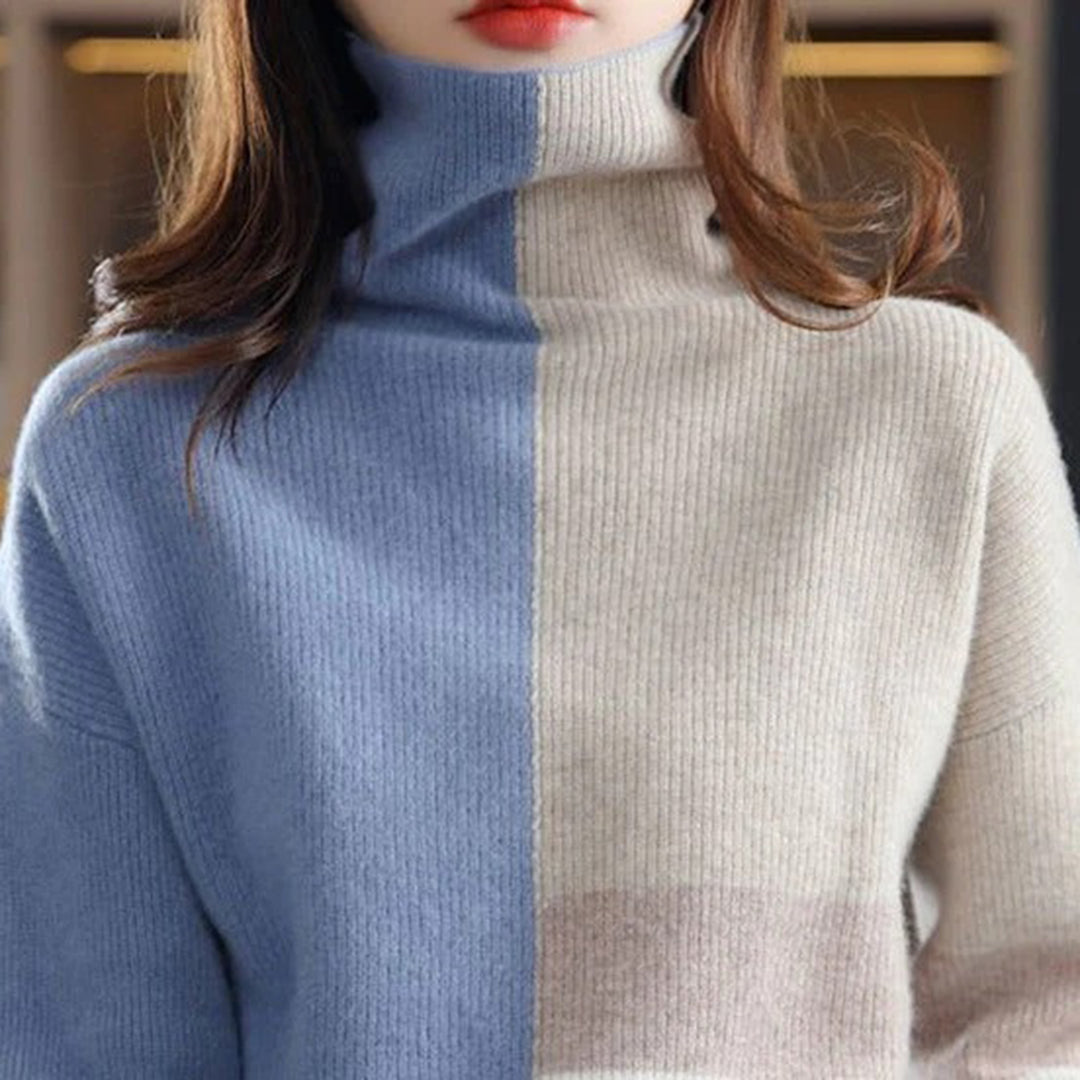 Eleganter Damen-Winterpullover mit einzigartigem Design