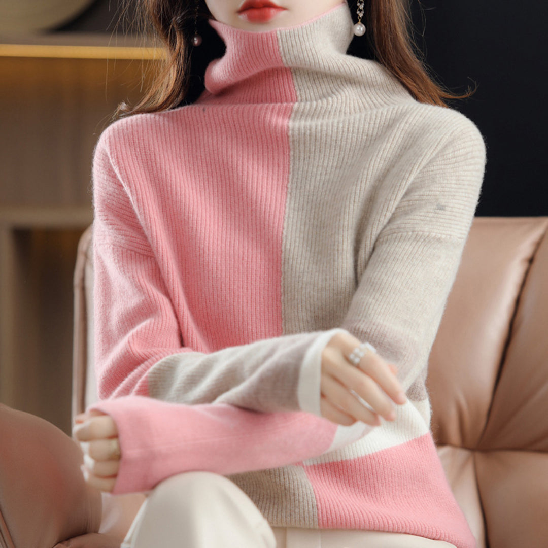Eleganter Damen-Winterpullover mit einzigartigem Design