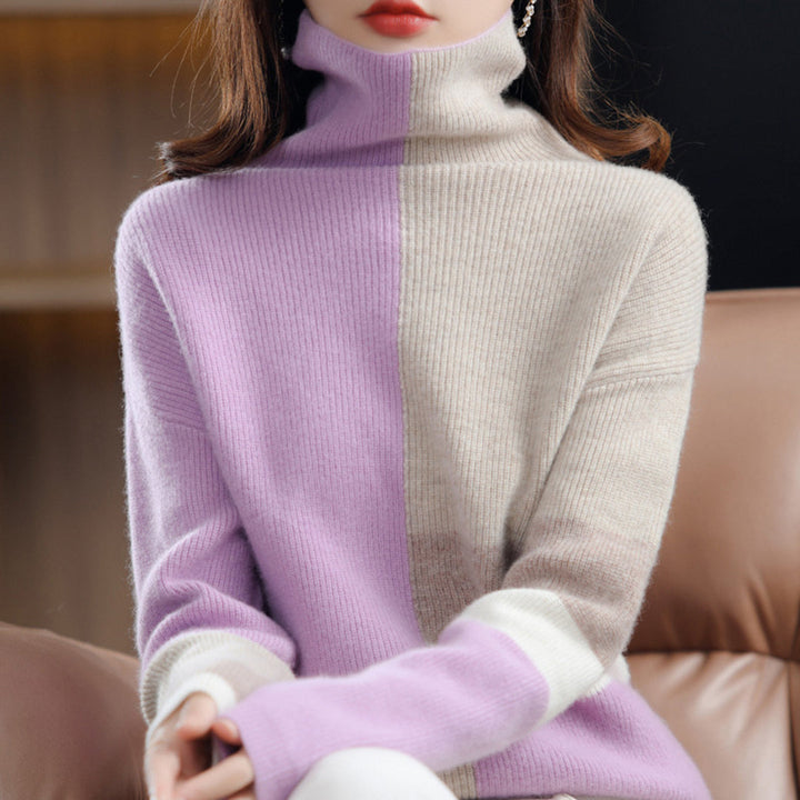 Eleganter Damen-Winterpullover mit einzigartigem Design