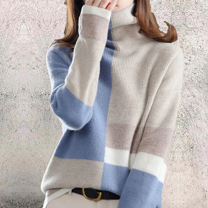 Eleganter Damen-Winterpullover mit einzigartigem Design