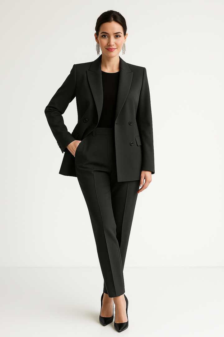 Elvira – Women Tailored Double-Breasted Blazer - Image 2