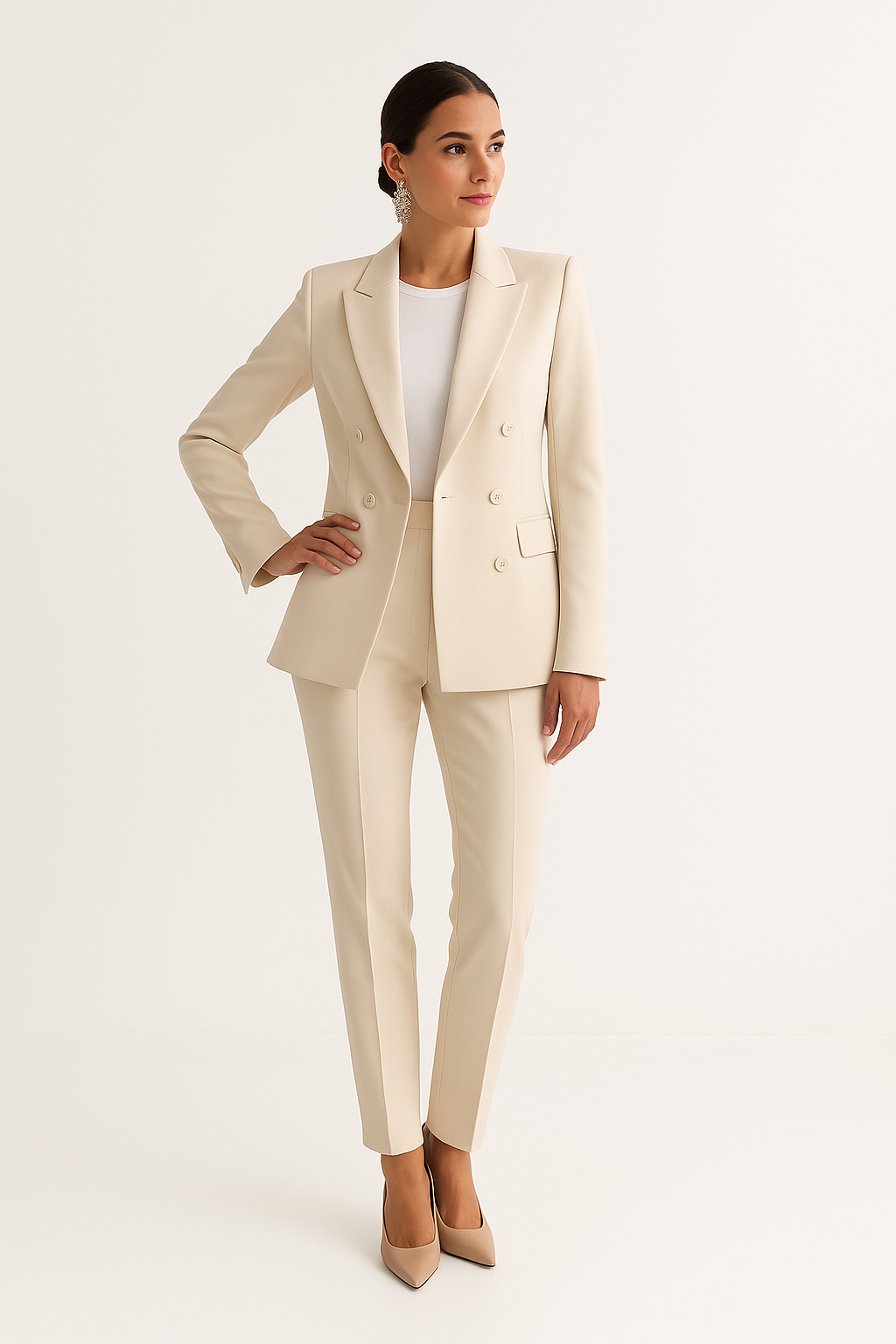 Elvira – Women Tailored Double-Breasted Blazer - Image 6