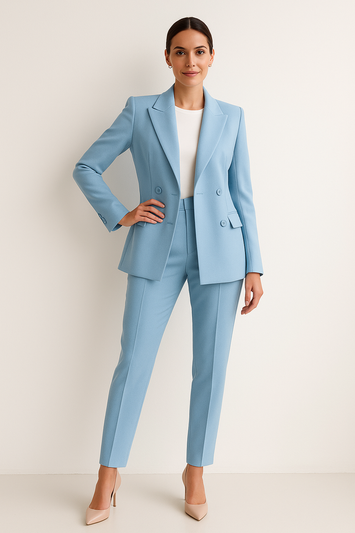 Elvira – Women Tailored Double-Breasted Blazer - Image 3