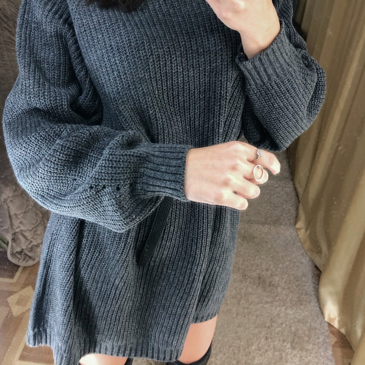 Elegantes Kleid aus Strick