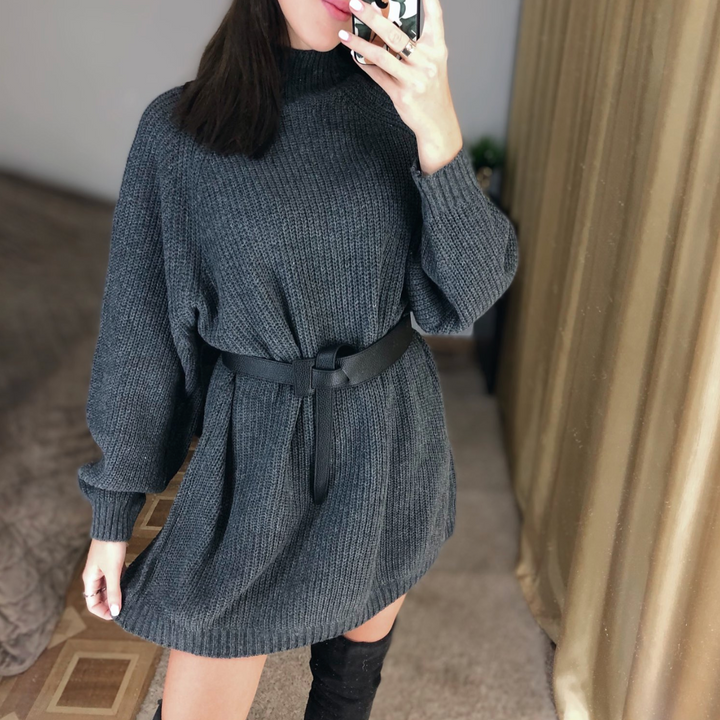 Elegantes Kleid aus Strick